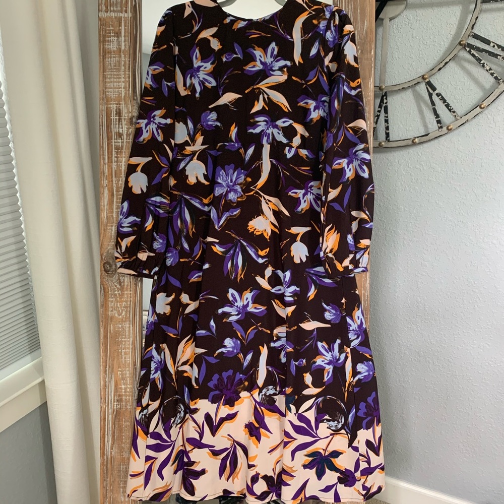 ASOS Autumn Floral Midi Dress
